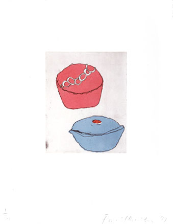 Red + Blue Cup Cakes